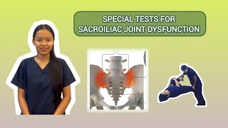 Special Tests for Sacroiliac Dysfunction sacroiliacjointpain sijointpain physiotherapy [upl. by Jr962]