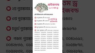 প্ৰাইজবন্ড ১১৭ তম ড্র ৩১ অক্টোবর ২০২৪ Price Bond Draw Result 2024 October 31 [upl. by Erbma]