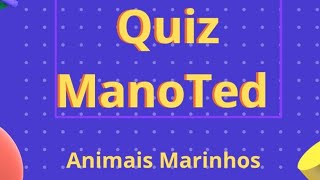 Quiz com o tema Animais Marinho [upl. by Elocon]