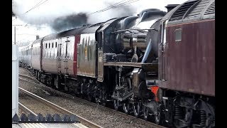 45407 and Empty Coaching Stock at Lockerbie 28 11 24 [upl. by Anait]