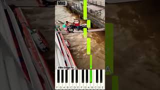 OH NO NO NO NO Bike falls in River with Max MaxDesignPro  Piano Tutorial [upl. by Liatnahs]