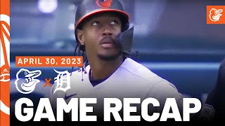 Orioles vs Tigers Game Recap 43023  MLB Highlights  Baltimore Orioles [upl. by Reppep]