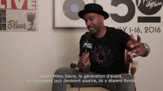 Interview  Marcus Miller  Montreux Jazz Festival 2016 [upl. by Bainbrudge759]