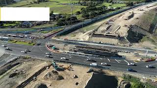 Mordialloc Freeway Governor Road Beam Lift [upl. by Bough]