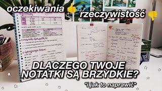 Twoje notatki szkolne są brzydkie lub nieczytelne 👎📖 Zobacz jak to naprawić ✨ [upl. by Ellednahs]