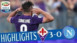 Fiorentina  Napoli 30 Highlights  Giornata 35  Serie A TIM 201718 [upl. by Gothurd]