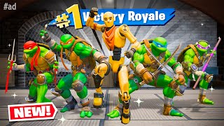 I TEAMED Up With Teenage Mutant Ninja Turtles In Fortnite [upl. by Ylicec]