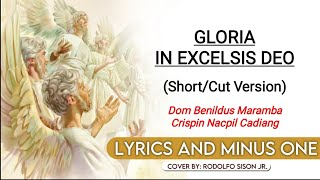 Gloria In Excelsis Deo Short Version Maramba and Cadiang Lyrics and Minus One [upl. by Rogerson]