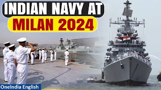 Watch Indian Navy at MILAN 2024  Multilateral Naval Exercise in Visakhapatnam  Oneindia News [upl. by Shandie]