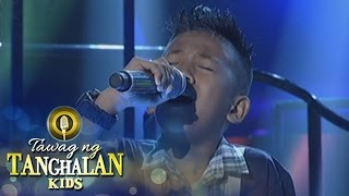 Tawag ng Tanghalan Kids John Jamiel Convicto  Tuwing Umuulan [upl. by Laaspere]