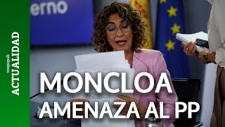 Moncloa amenaza al PP con un quotajustequot ante su incapacidad de alumbrar nuevos Presupuestos [upl. by Siffre]