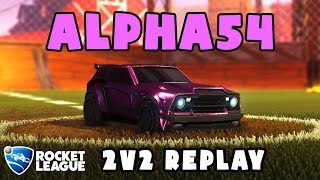 Alpha54 Ranked 2v2 POV 455  Alpha54 amp Syracks VS Kil amp TempoH  Rocket League Replays [upl. by Colley]