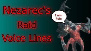 Destiny 2 Nezarecs Voice Lines Root of Nightmares Raid [upl. by Airenahs]