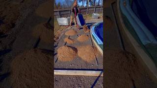 Screeding Sand for Pavers [upl. by Attenaej]