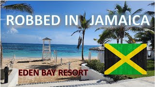 HOTEL REVIEW Ocean Eden Bay Resort  Jamaica robbed jamaica h10 bluemoosetraveler letsgo [upl. by Htrag]