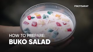 BUKO SALAD HOW TO PREPARE 2021 [upl. by Mairym]