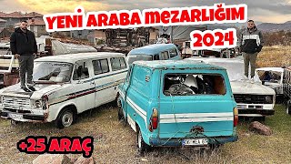 YENİ ARABA MEZARLIĞIM 2024 25 ARAÇ [upl. by Blakeley]