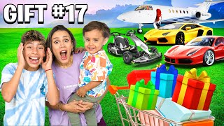 Surprising my Family with 17 GIFTS for 17m Subscribers [upl. by Holtz]