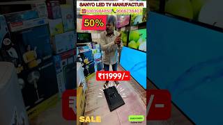 Led smart tv Sanyo tv manufacturer in Hyderabad 4K smart tv sale [upl. by Jonina]