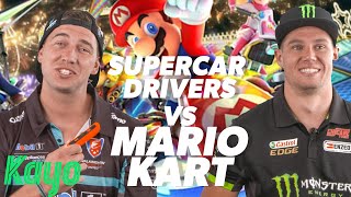 Mozzie and Waters vs Mario Kart l Supercars l Kayo [upl. by Asirehc]