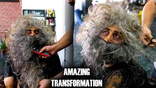 EXTREME  😲 The INCREDIBLE Transformation of a HOMELESS Man  Homeless Awareness [upl. by Ettevi]