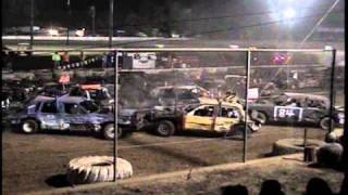 Brownstown Speedway Demo Derby 2010 Pt 1 [upl. by Brigette452]