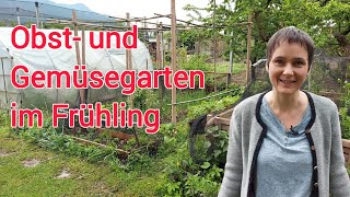 Gartenrundgang Anfang Mai Was wächst was blüht Chaos und erste Ernte [upl. by Mikol]