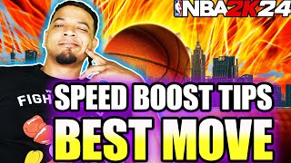 UNLEASH the ULTIMATE SPEED BOOST in NBA2K24 [upl. by Sculley]