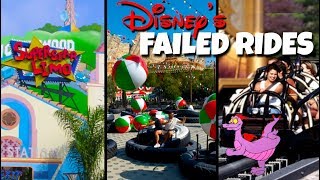 Top 5 Failed Disney Rides amp Attractions  Disney World and Disneyland [upl. by Jens]