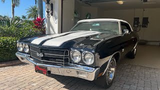 FOR SALE Earliest Known Baltimore MD Built 1970 SS Chevelle Convertible Surfaces in South Florida [upl. by Meta860]