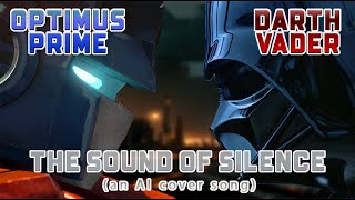 Optimus Prime amp Darth Vader  The Sound of Silence  AI Disturbed Cover Song by SquirrelDad [upl. by Aitsirk]