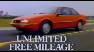 1987 Chevrolet Beretta commercial  Alamo Rent A Car [upl. by Laurena]