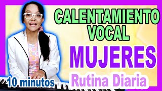 Calentamiento Vocal para Mujeres  Vocalización Rutina de 10 minutos  Ceci Suárez [upl. by Hurst]