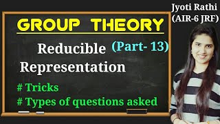 Reducible representation group theoryC2v C3v Td Point group with tricks for CSIRNET GATE Chemistry [upl. by Ylrac]