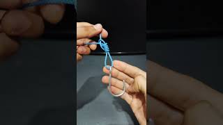 Pitzen Knot  Common knots for Anglers shorts [upl. by Ellerey]