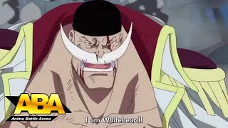 ABA Whitebeard I Yonko Strongest Man Alive [upl. by Codding]