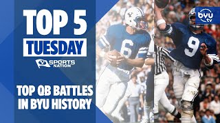 Top QB Battles in BYU History Top 5 Tuesday [upl. by Nuawtna]