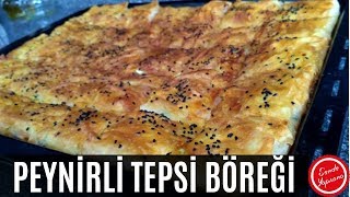 Peynirli Tepsi BöreğiHazır Yufkadan Börek Tarifleri [upl. by Collayer46]