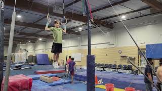 Still Rings Level 3 USAG MAG 20212024 Compulsory routines [upl. by Jehiah]