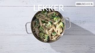 Romige pasta met broccoli  CookLoveShare [upl. by Kelvin]