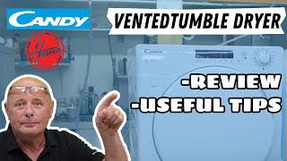 Tumble dryer vented review Candy CSEV9DF Hoover HLEV9LF [upl. by Elmira]