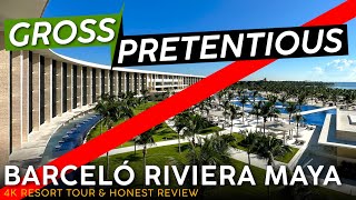 BARCELÓ RIVIERA MAYA Cancun Mexico 🇲🇽 4K Resort Tour amp Review 🇲🇽 Big Box BIG NO 🤢 [upl. by Imij]