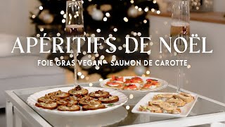 Apéritifs de Noël super Classes ✨🎄🎁  Foie gras et Saumon VEGAN  Alice Esmeralda [upl. by Airtal]