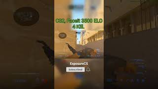 CS2 Faceit 3500 Elo 4 Kill vs S1mple shorts cs2 keşfet cs2clips cs2highlights csgo [upl. by Nigam464]