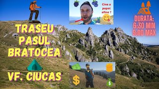 Traseu Pasul Bratocea  Varful Ciucas Vlog de drumetie [upl. by Simsar82]