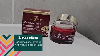 NUXE  La Crème Concentrée de Nuit Merveillance lift Easypara [upl. by Filip]