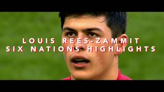 Louis ReesZammit  Six Nations Highlights [upl. by Lucho]