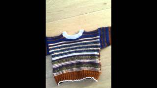 Knit with LANDDERFEEN  Strickabenteuer  mit Streifen arbeiten  Kinderpullover [upl. by Bohrer]