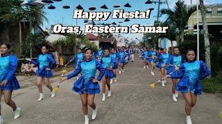 Happy Fiesta  ORAS EASTERN SAMAR  Military Civic Parade 2024 [upl. by Ehtylb244]