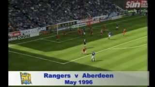 Gascoigne hatrick v Aberdeen 1995 [upl. by Berstine]